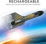 National Geographic Rocket Launcher for Kids - Motorized Air Rocket, Self-Launching Rocket Toy, Launch Rocket up to 60 Meters with Safe Landing, an Innovation in Kids Outdoor Toys & Model Rockets