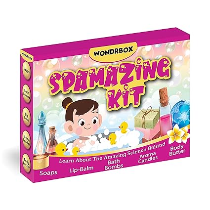 WONDRBOX Spamazing Science Experiment Kits for Kids Aged 6-8-12-14 |Science Kit Birthday Gift Set for 6-14-Year-Olds | STEM Educational DIY Fun Toys I for Boys and Girls