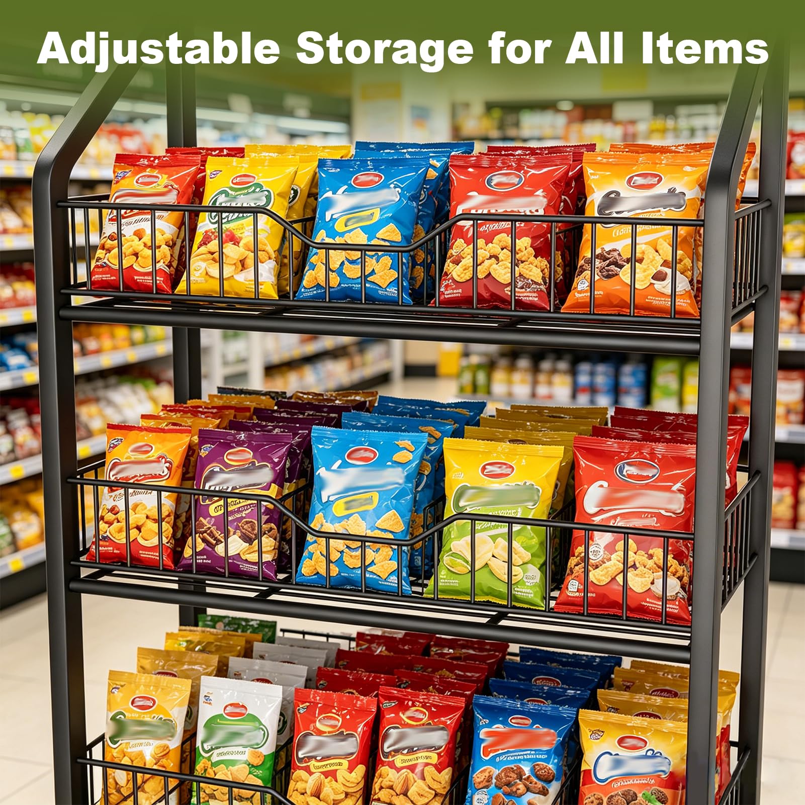 Amazon.com: XNKLMYT 5 Tier Retail Display Racks, Freestanding