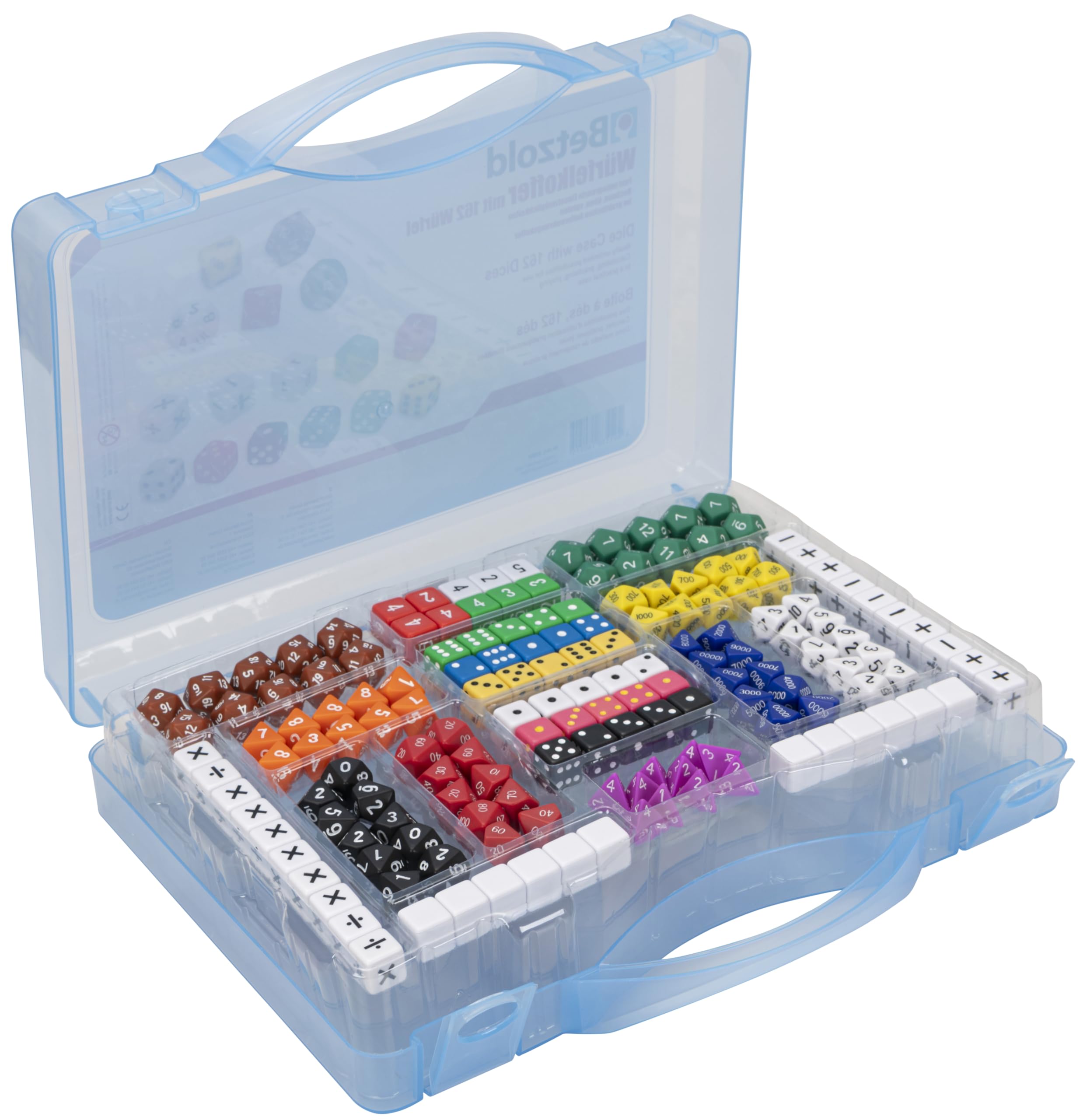 Edu Science Polyhedra Dice Set 75145