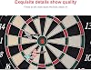 Electronic Dart Board, Built In Cabinet Doors With Integrated Scoreboard, 4 LED Displays, with 12 Soft Tip Dart Board and 150 dart head, for Multi player play Home Office Bar Outdoor Professional