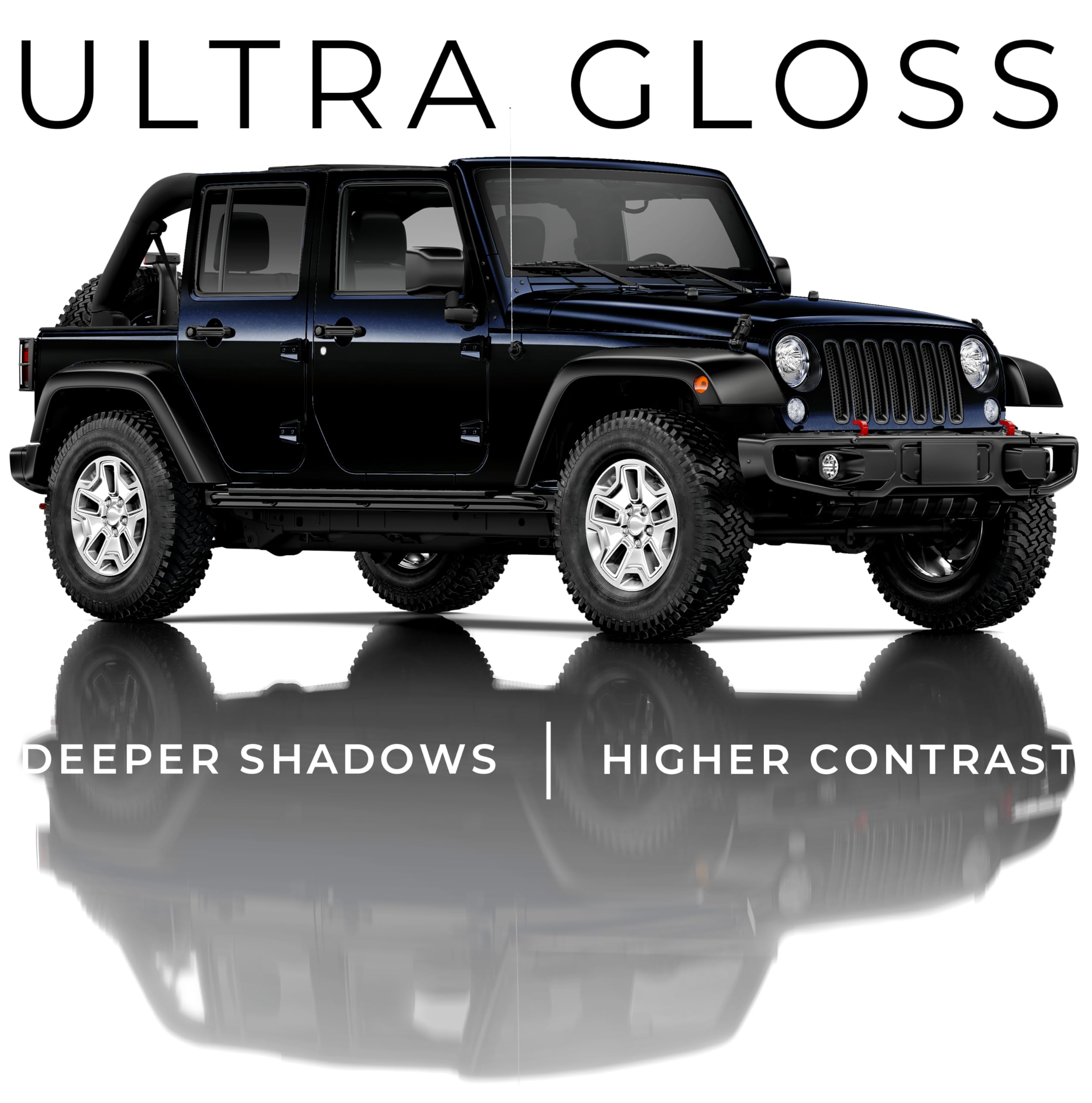 VViViD + Ultra Gloss Midnight Metallic Blue Vinyl Car Wrap (1,8 m x 150 cm)