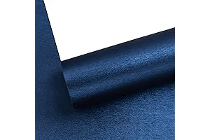 WRAPAHOOK Metallic Blue Wrapping Paper Roll