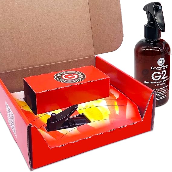 GrooveWasher G2 Vinyl Record Cleaner Solution Spray, 8 Fl Oz Refill