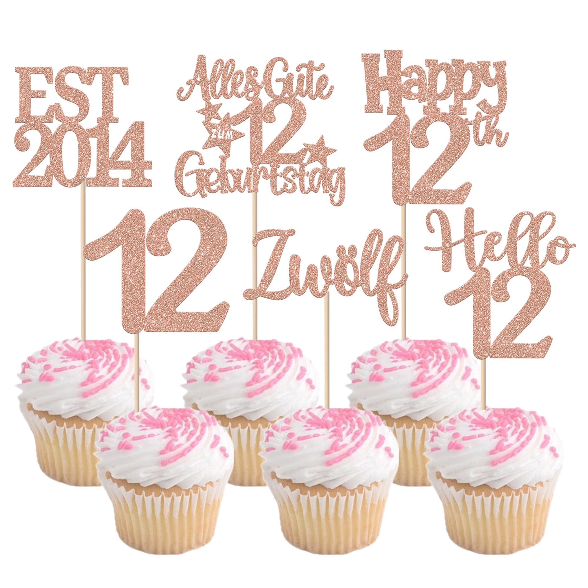 1 Stück Renn Auto Tortendeko Glitzer Fast One Cake Topper Ka