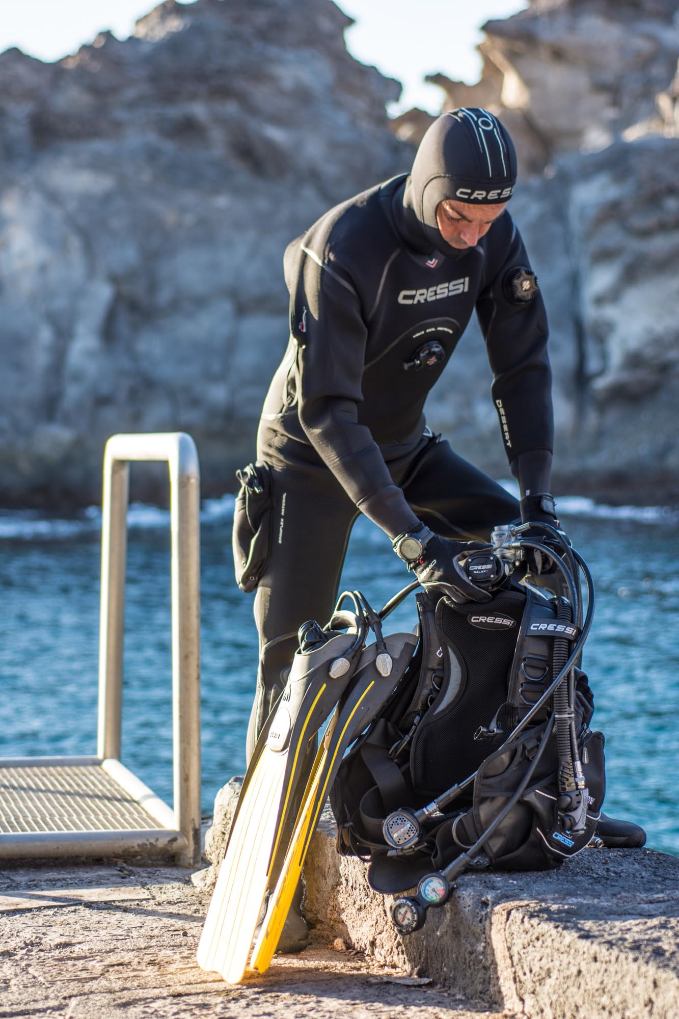 Cressi Desert Man Dry Suit 4mm HD - Traje Seco para Buceo