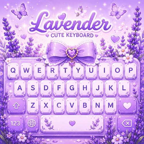Lavender Cute Keyboard Themes