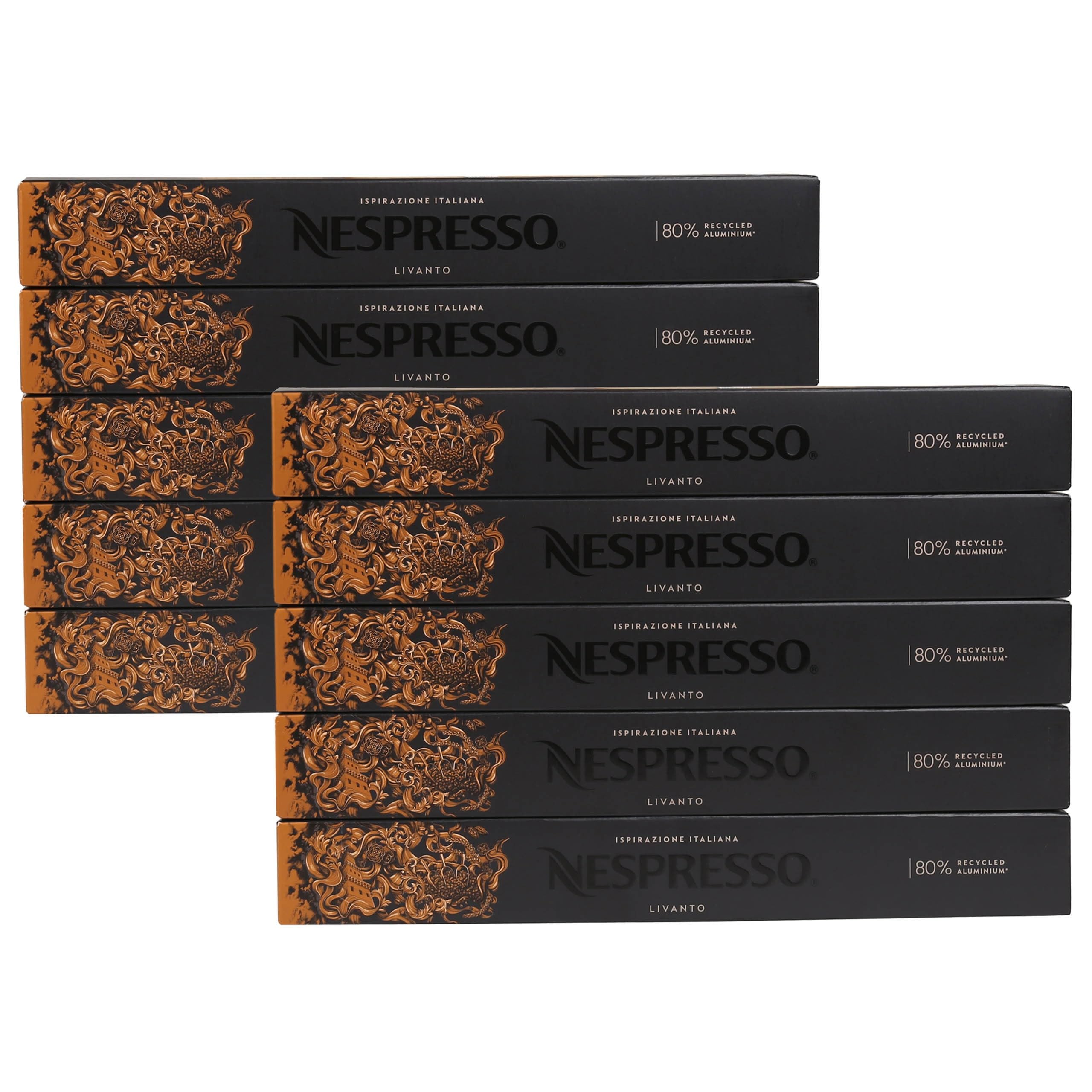 Café en cápsulas aromatizado compatible con Nespresso (100 cápsulas, Volluto)