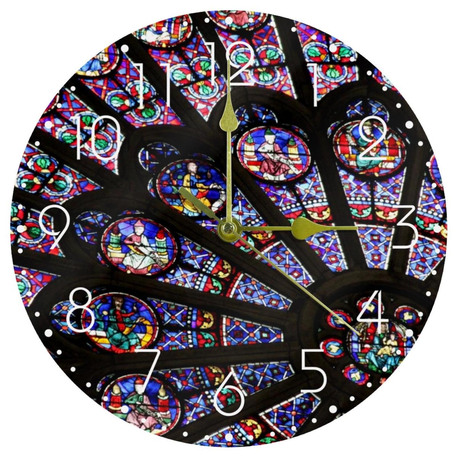 Horloge murale moderne à mouvement silencieux pour un sommeil serein