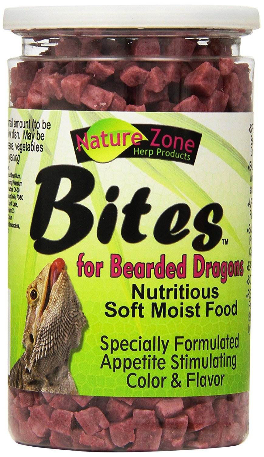 Nature Zone Bearded Dragon Bites Soft Moist Food, 9-Ounce