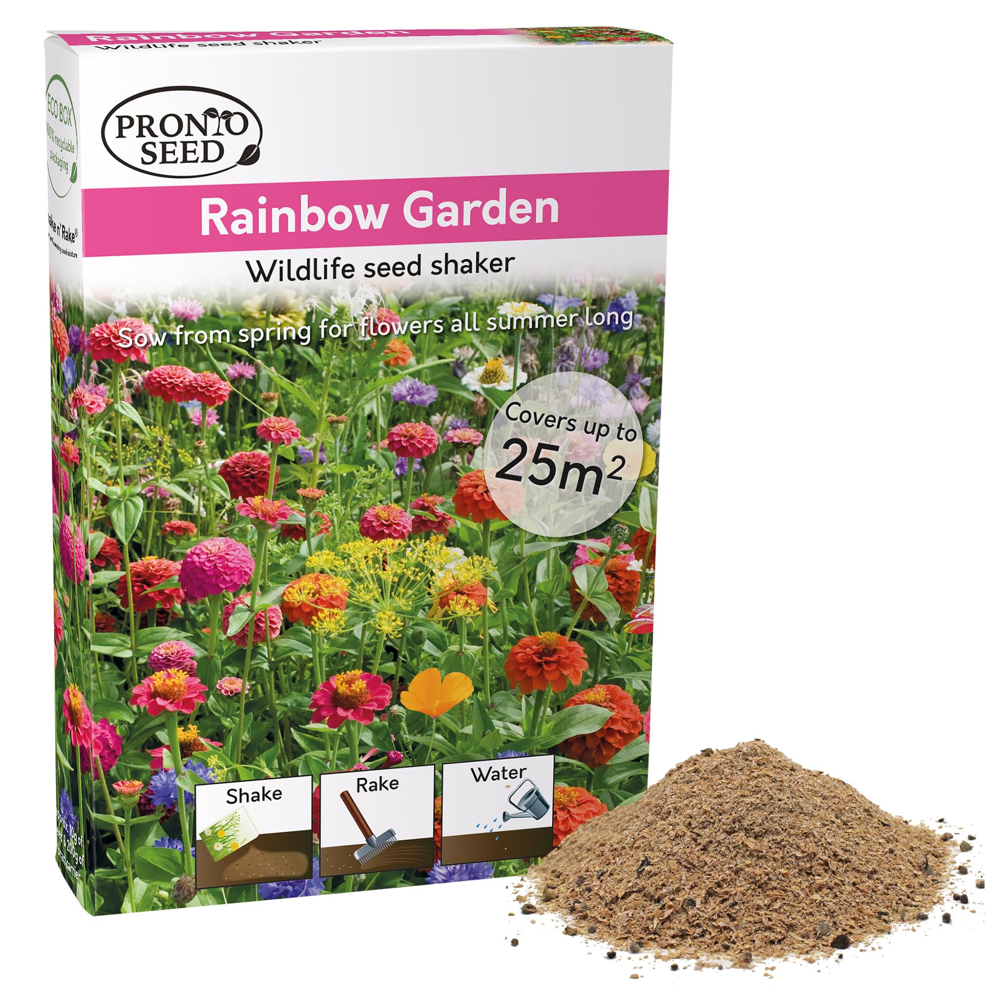 Pronto Seed Wild Flowers Seeds - UK Mixed Variety Pack - Selected Wildflower Seed Mix for Garden & Meadow Areas - Native British Blooms, Covers 25m2 (Meadow Garden) — view 15
