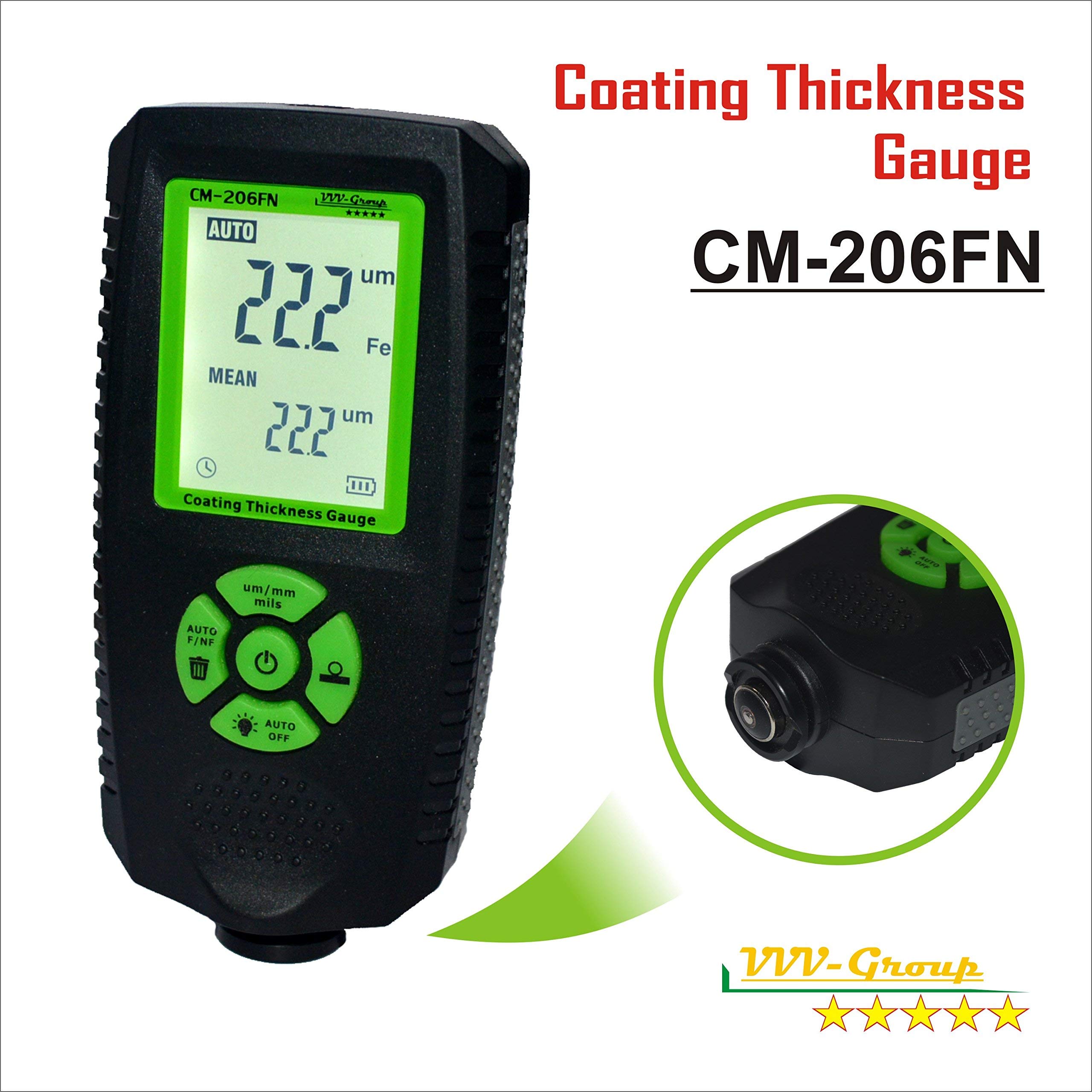 Coating Thickness Gauge CM206FN Digital Paint Meter/Best for