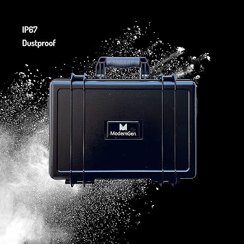 Miniatura 4 de ModernGen Caja de viaje con 10 ranuras para reloj, plástico resistente, resistente a los impactos, resistente al agua