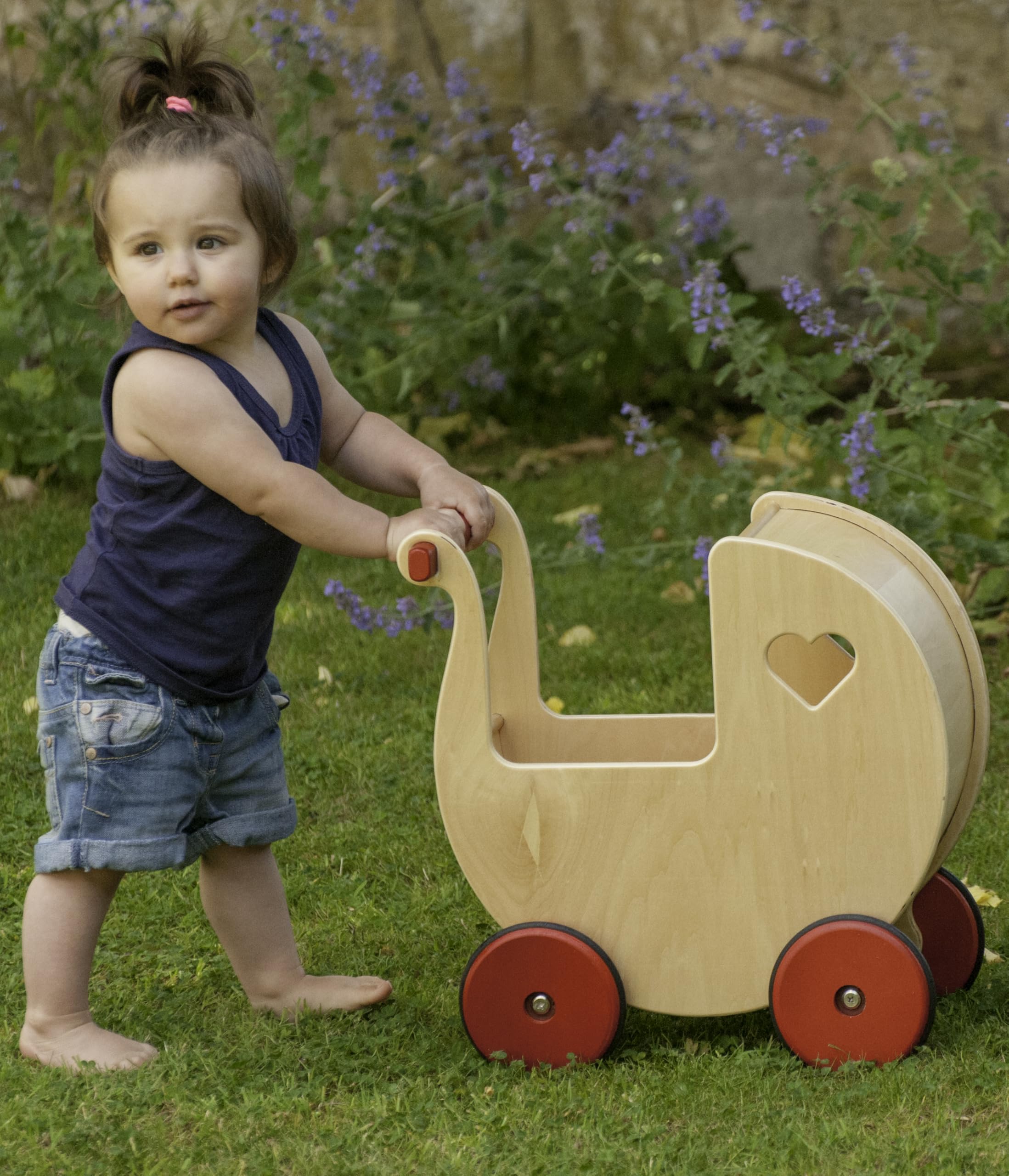 Moover Toys Puppenwagen, natur