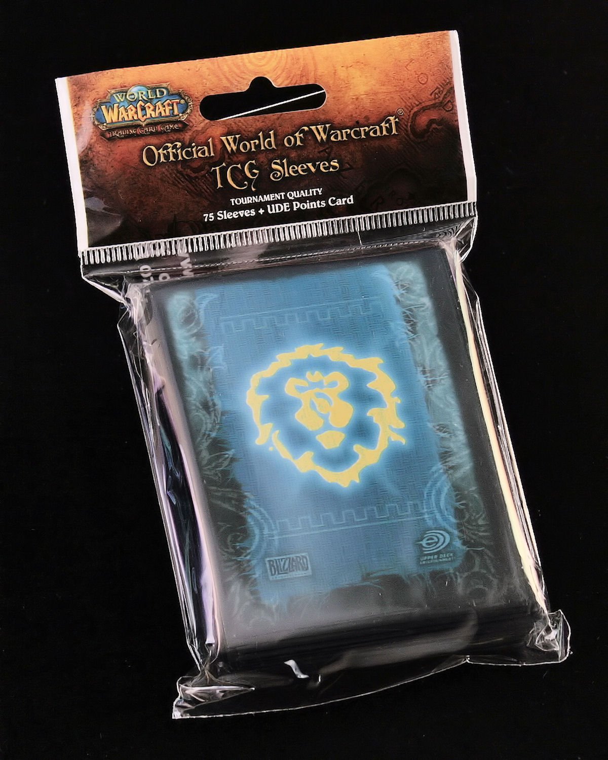world of warcraft card sleeves World of Warcraft Trading Card Game Alliance Card Sleeves [75 Count]