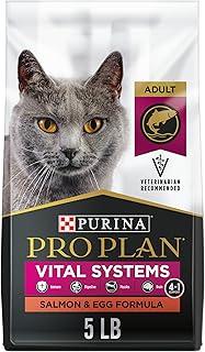Purina Pro Plan Vital Systems Salmon and Egg Formula 4-in-1 Adult Dry Cat Food - 5 lb. Bag
