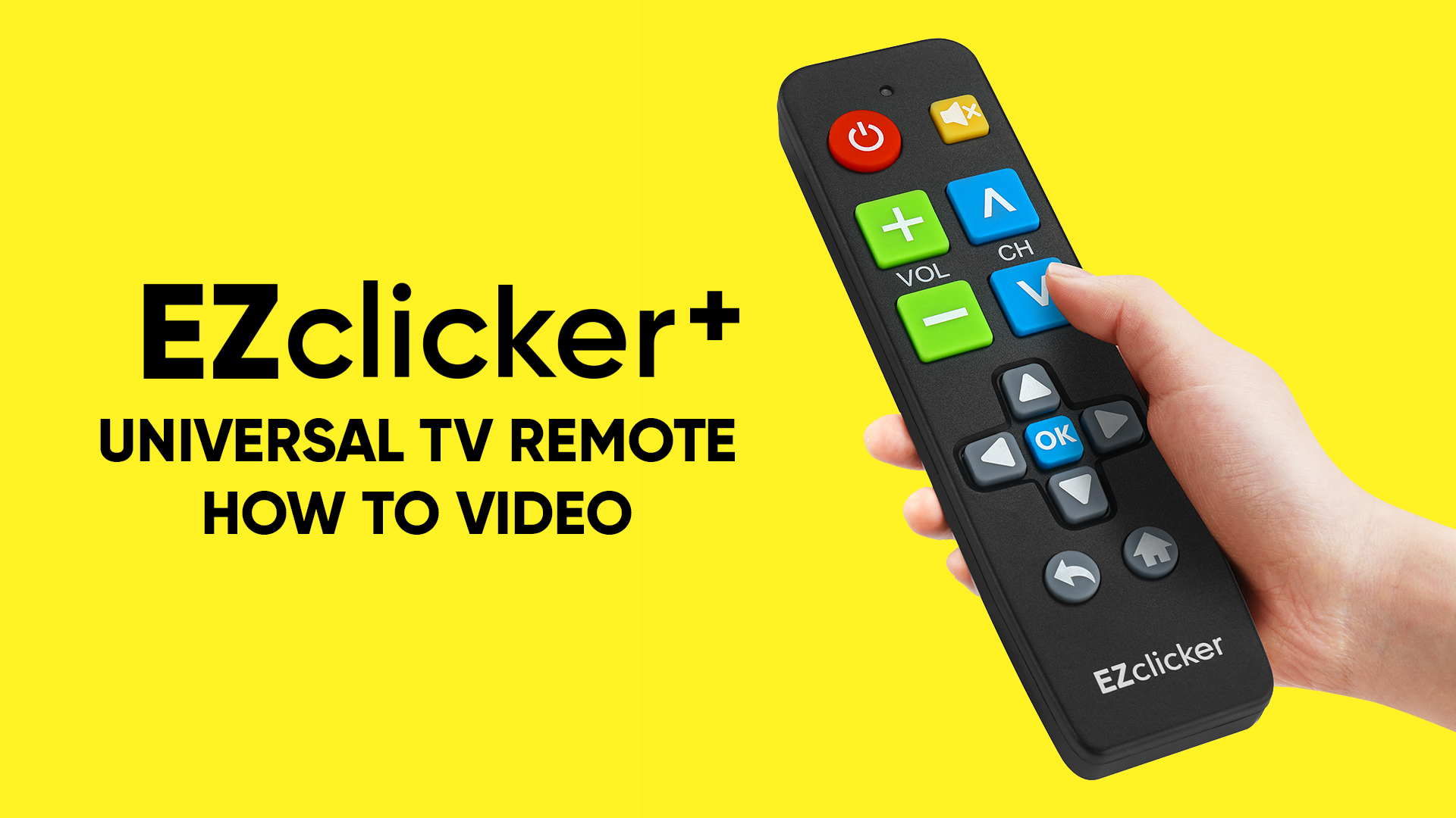 EZclicker Télécommande Universelle à Gros Bouton Pour