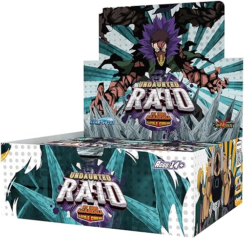 Miniatura 7 de Jasco My Hero Academia - Juego de cartas coleccionables Serie 5 Undaunted Raid Booster Display  Contiene 24 paquetes de expansión de 11 cartas,