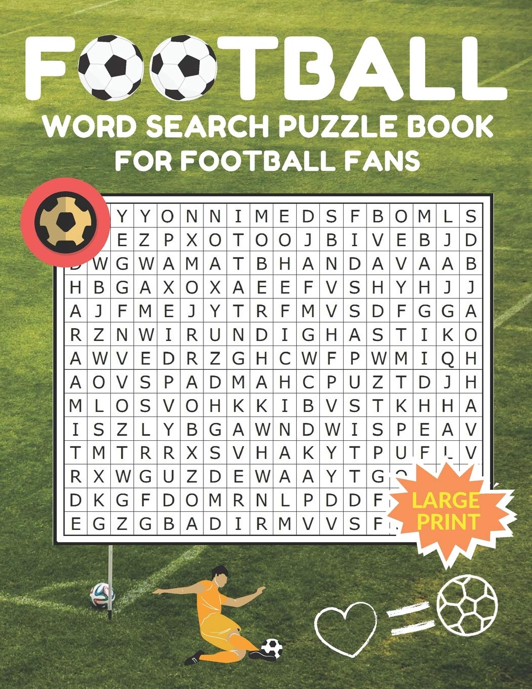 Football Word Search Puzzle Book for Football Fans