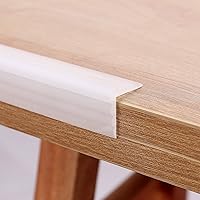 Vista 1 de LONGFITE Protector de borde de pared para mesa, protectores de esquinas transparentes de 6.56 pies, parachoques de seguridad para muebles