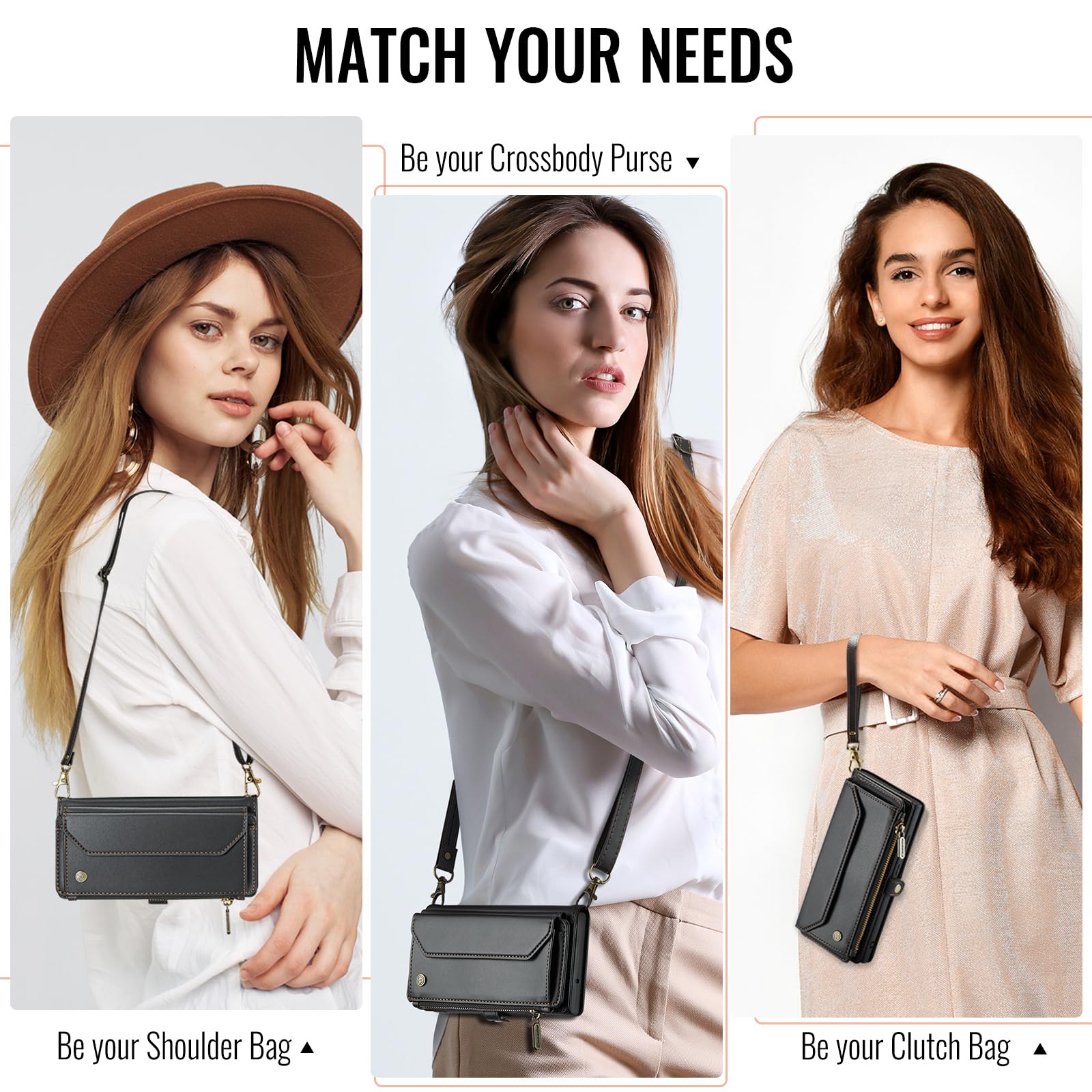 Funda tipo cartera para Samsung Galaxy S26 FE con soporte y bloqueo