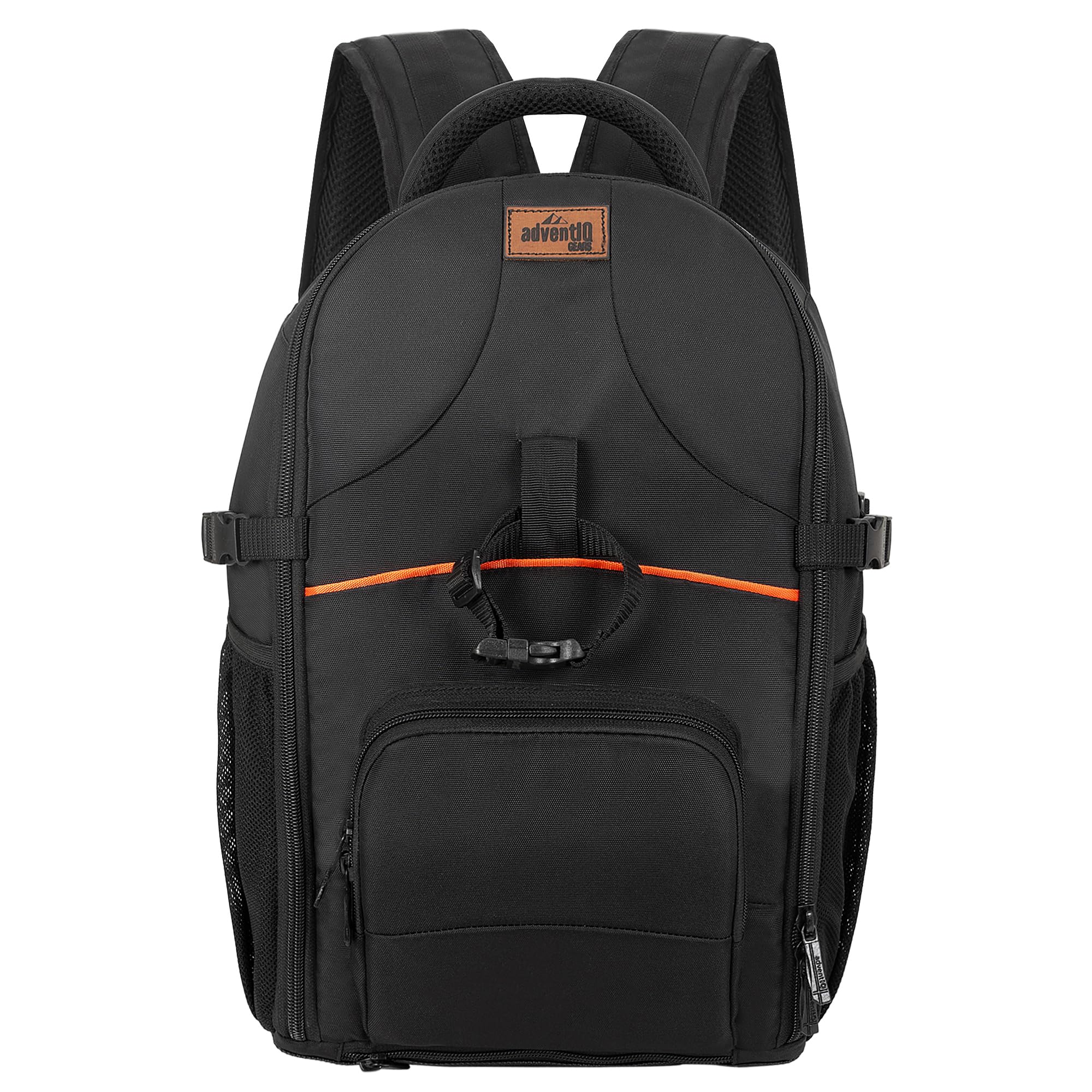 Pro-Runner 415 DSLR/SLR Camera Backpack with Raincover Camera Bag (Plain Black)