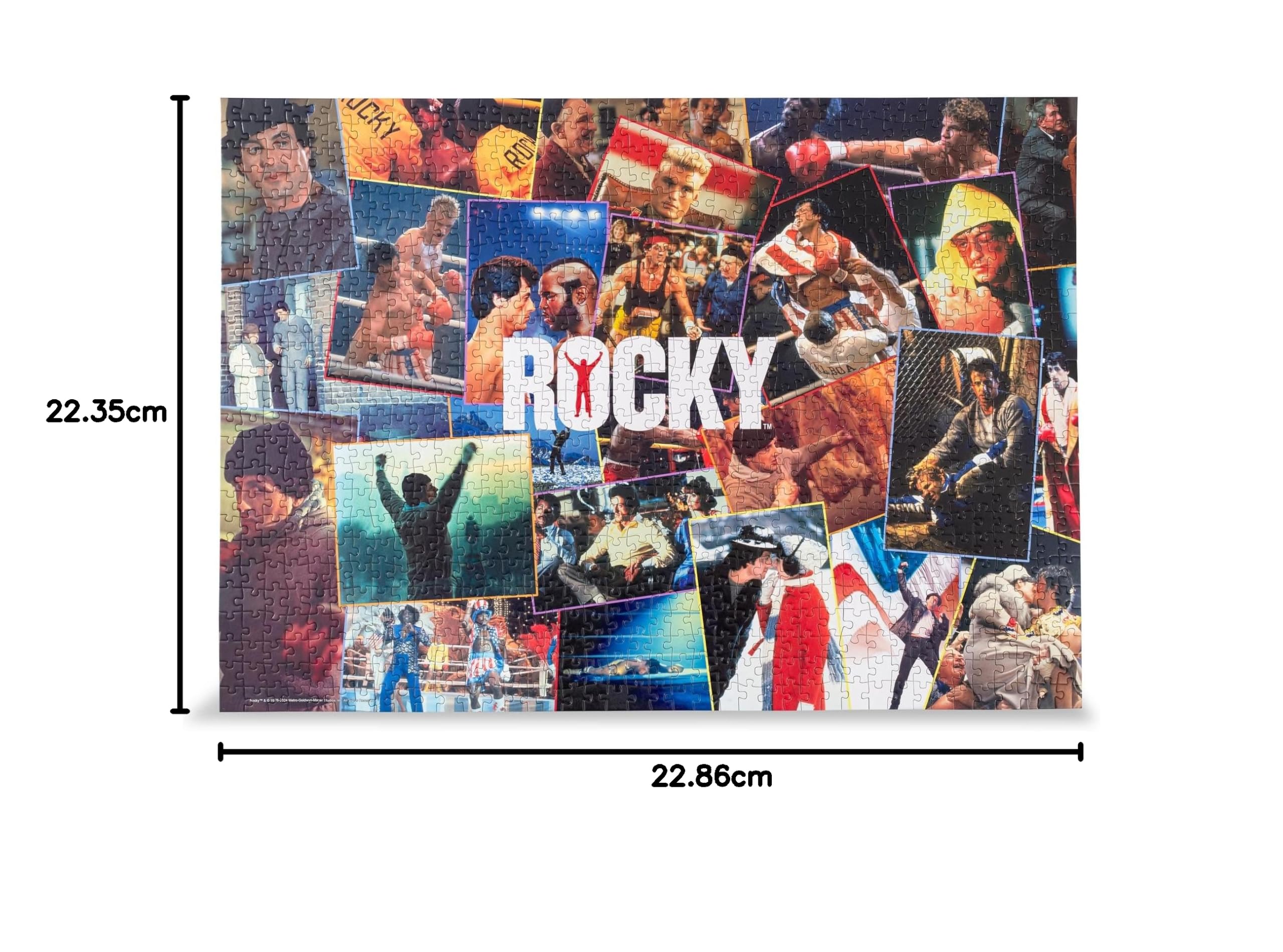 Rocky Movie Collage, puzzle da 1000 pezzi, divertente rompicapo, giocattoli e giochi, 71 x 50 cm