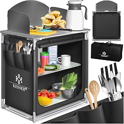 KESSER Camping Furniture Camping Kitchen with Aluminium F…