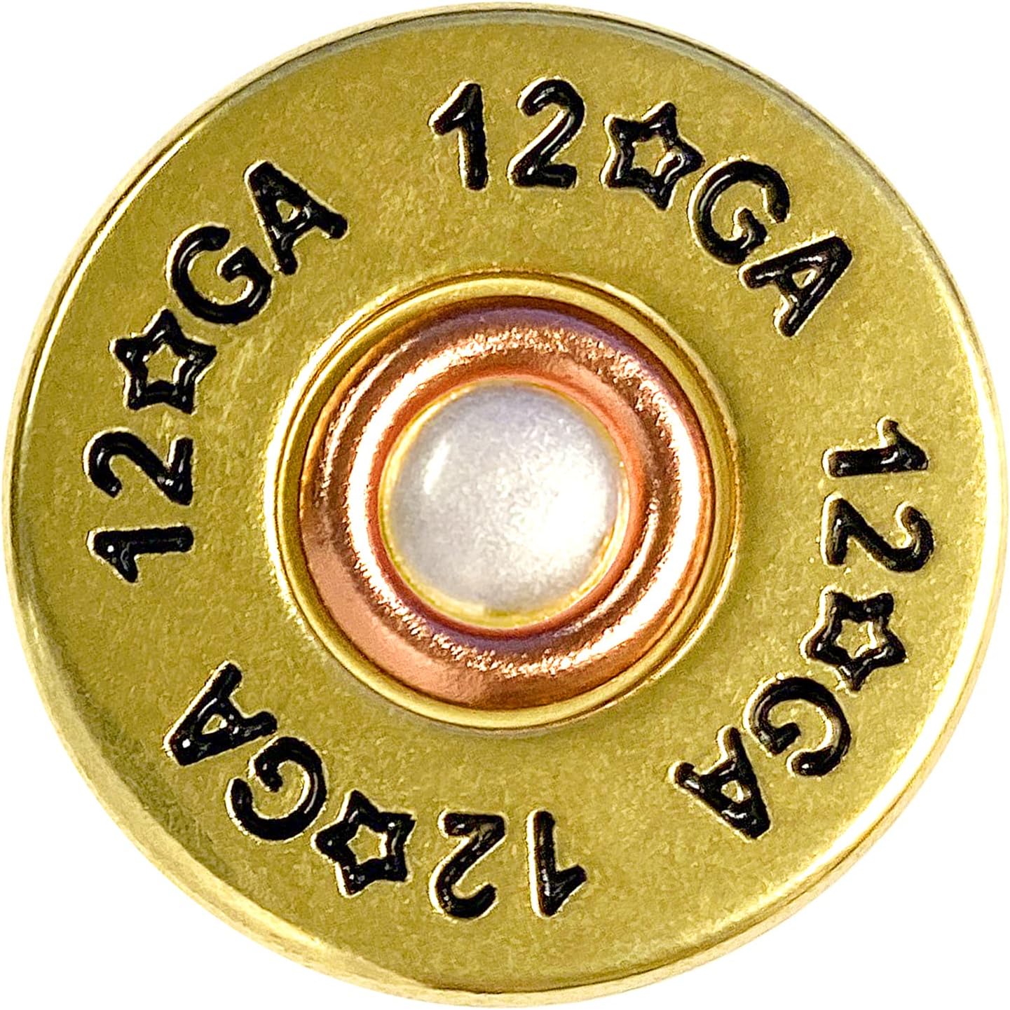 Pack of 12 Shotgun Shell Conchos Western Cowoby Leathercraft Art Belt Biker Tack Screwback Conchos Size 7/8"