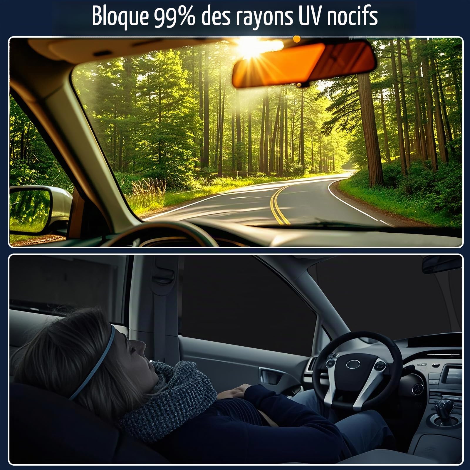 ZATOOTO Pare-Soleil pour VW T5 T6, pour Pare-Brise et Vitres Latérales