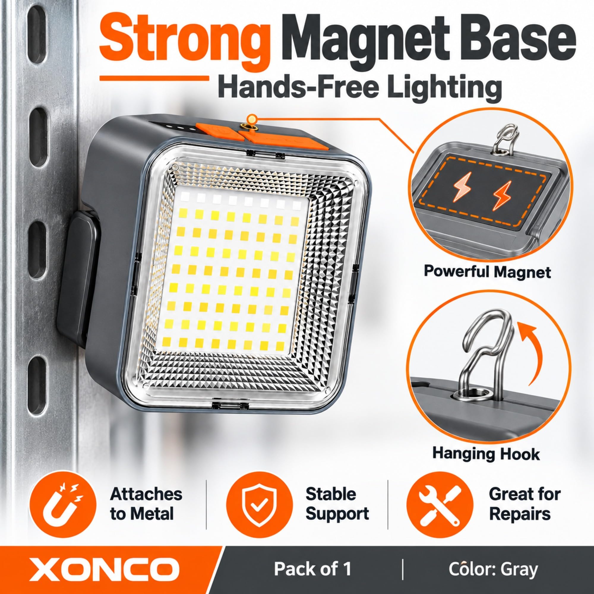 Solar Camping Light - Rechargeable LED Lantern -5