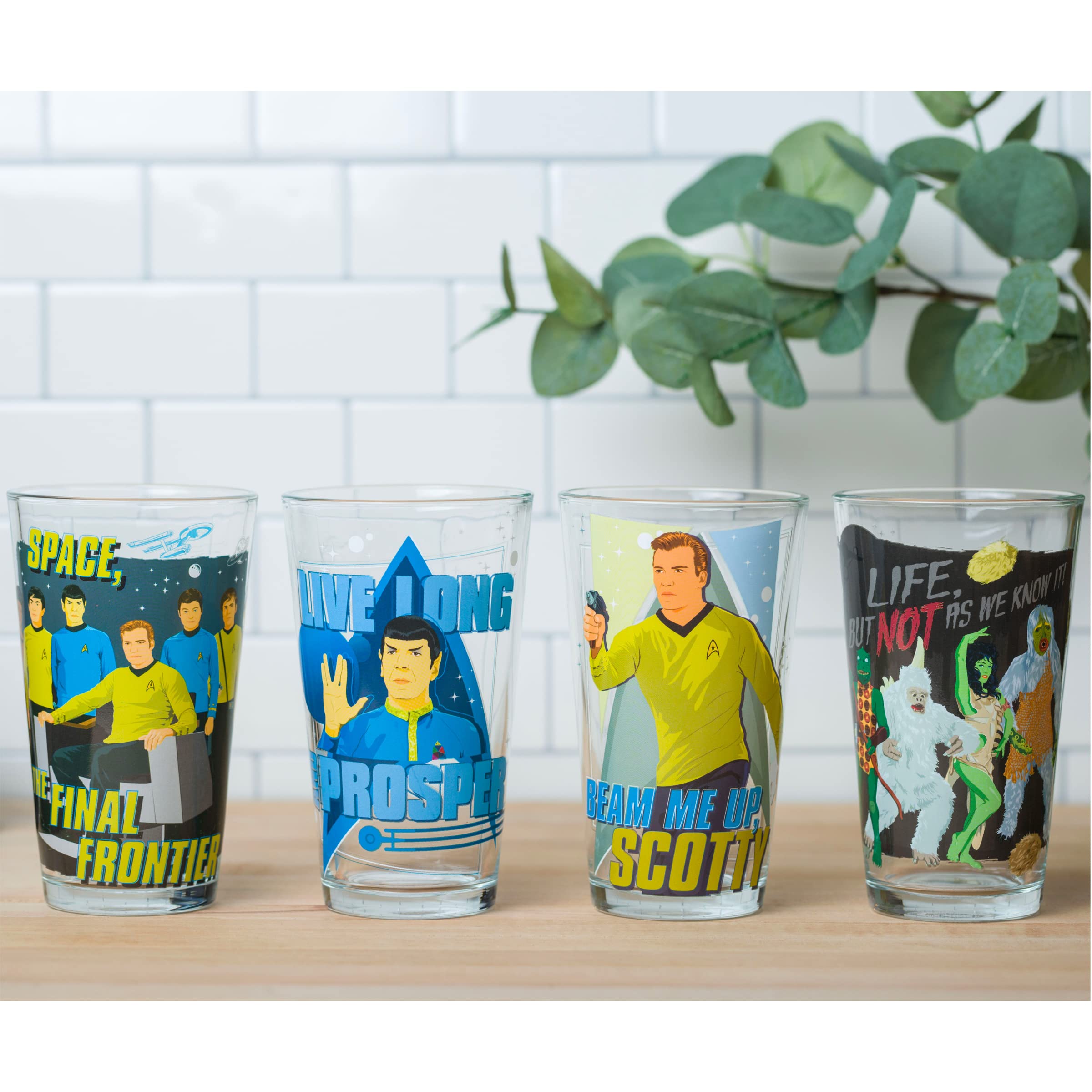 Silver Buffalo Star Trek Life Scotty Prosper Lot de 4 verres à bière 473 ml