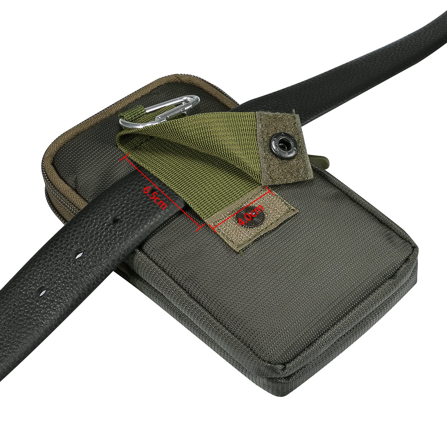 Custodia Cintura Taglie S M L XL Fondina Verticale Per Cellulare Con Clip Da Cintura - , Taglie S-XL Marsupio Nylon Universale