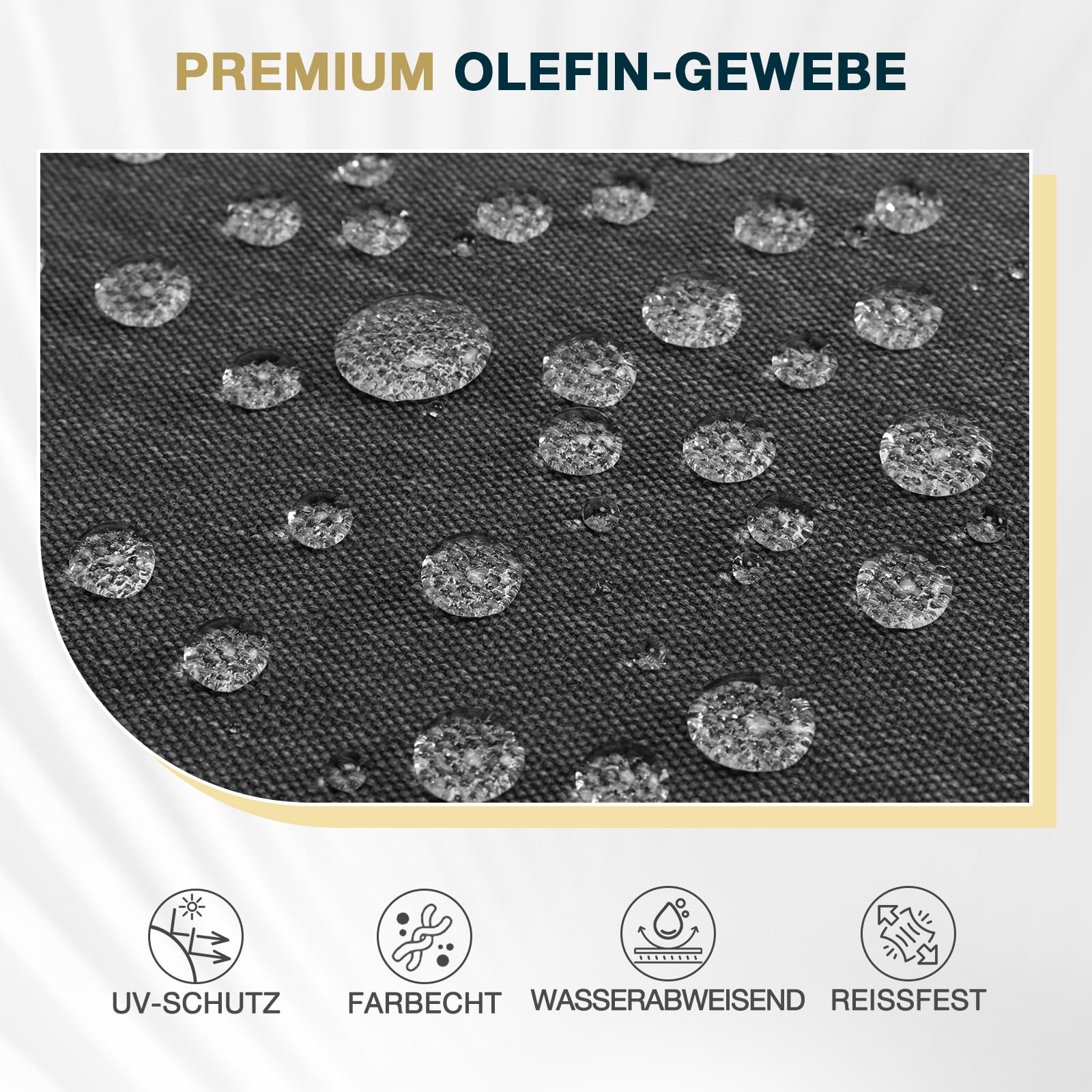 Aoodor Bankauflage Sitzpolster 118 x 45 x 8 cm