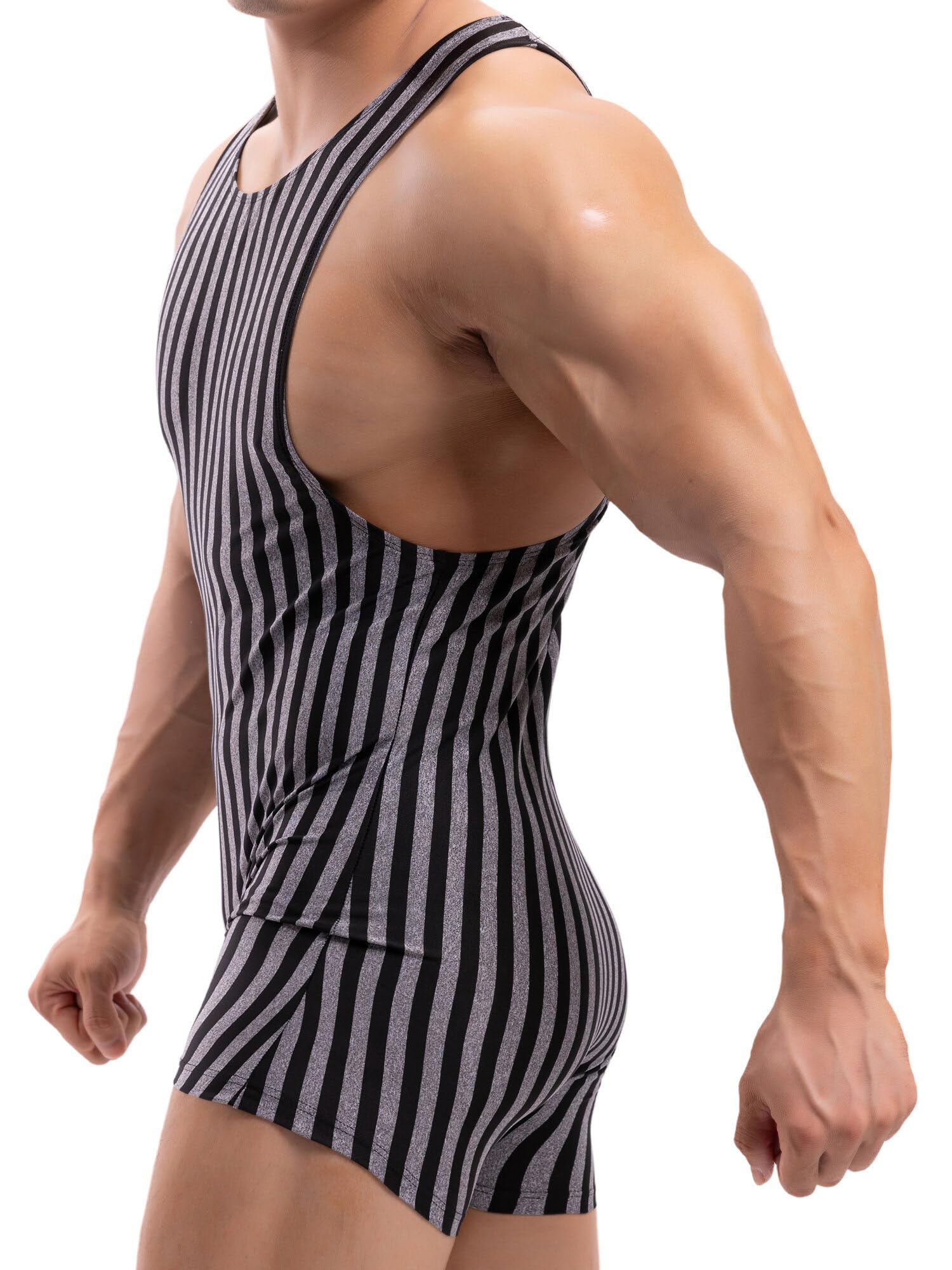SEAUR Body de lucha libre para hombre transpirable deportes