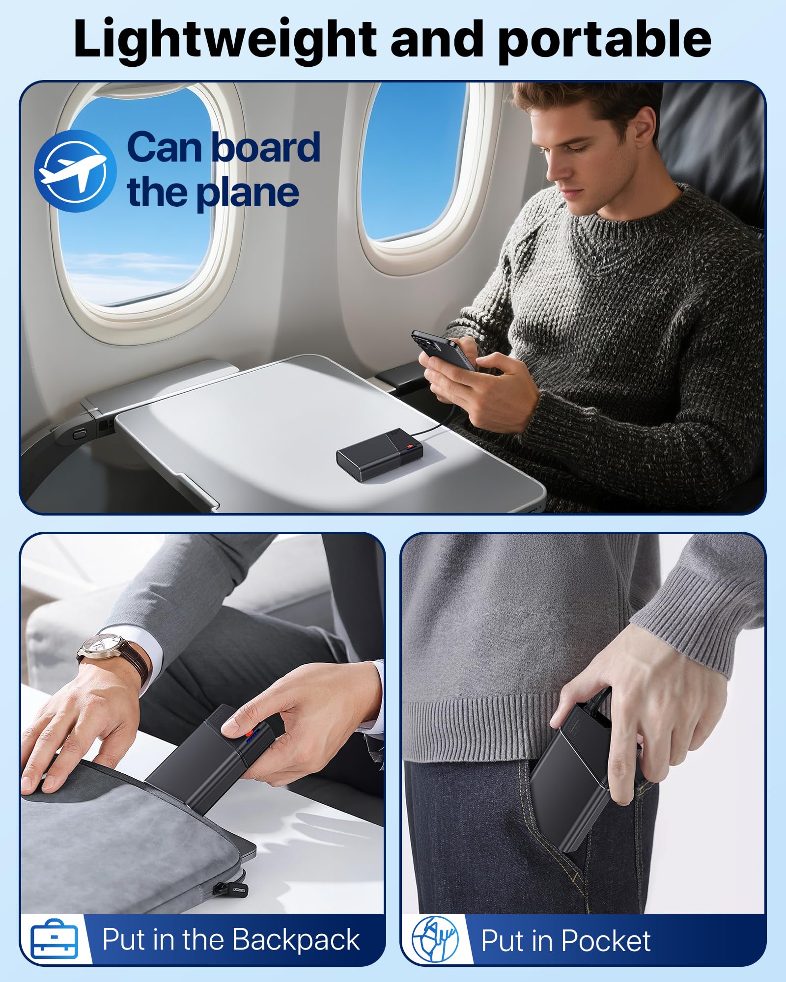 Kesguar Hand Warmers Rechargeable - 2 Pack 14000mAh AI Electric Hand Warmers with Charging Case, Magnetic 2 in 1 Pocket Handwarmers, Portable Heater Gifts for Women/Christmas/Golf/Camping/Hunting