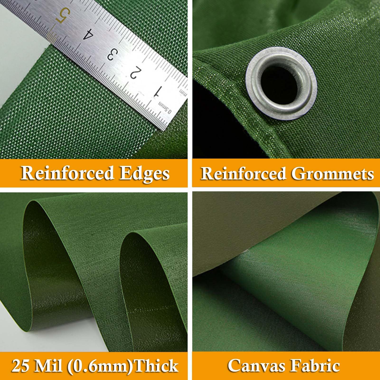 Heavy Duty Waterproof Canvas Tarps For Outdoor And Industrial Use