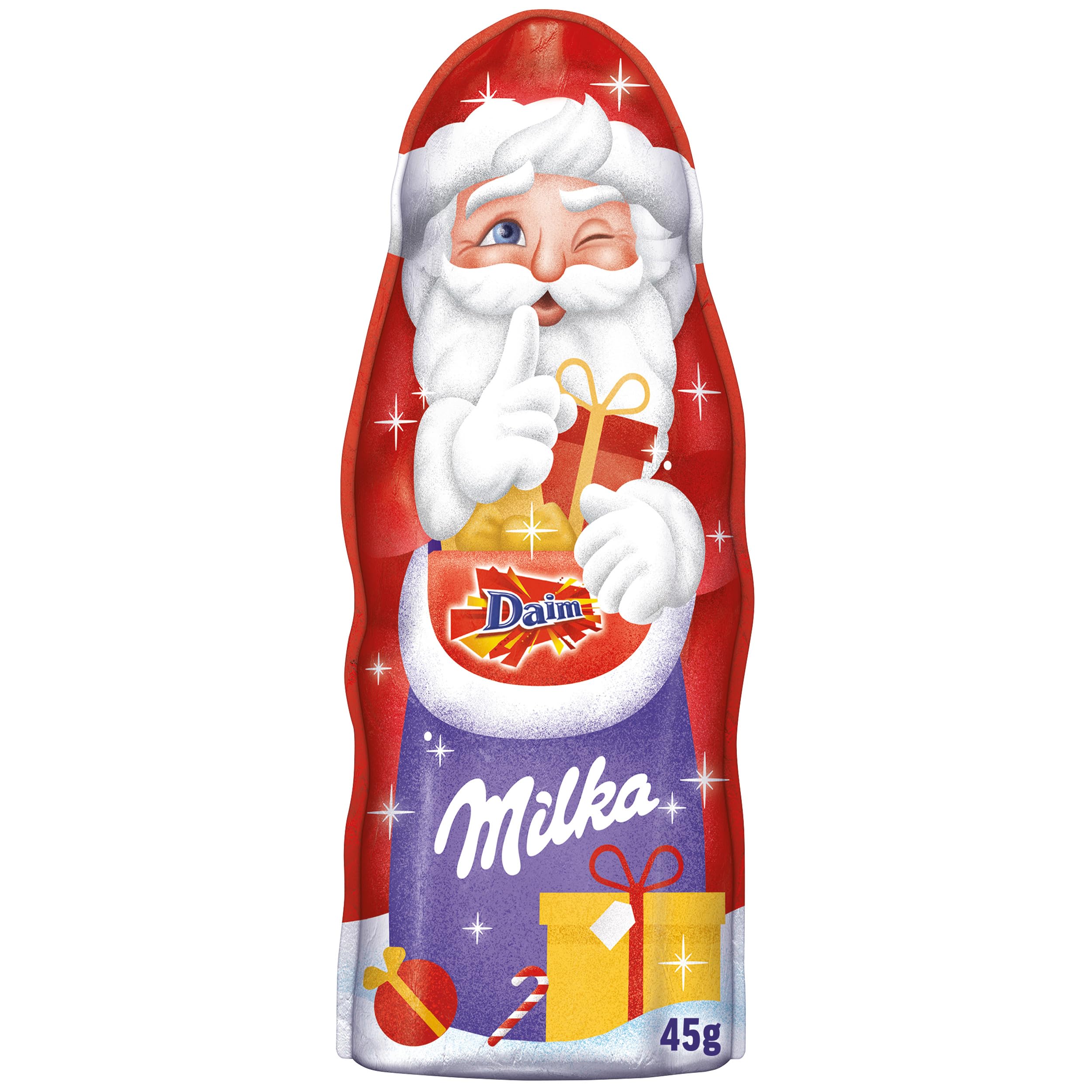 Milka Weihnachtsmann Daim, 45 g (24er-Pack)
