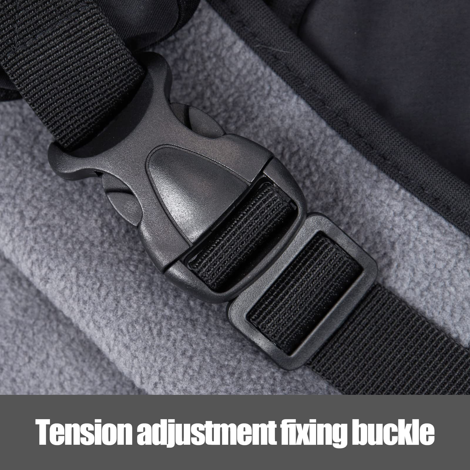 HEYWEAN Chaqueta Impermeable para Perros Grandes, Chaqueta Reflectante con Forro Polar Suave, Abrigo cálido para Mascotas, Interior y Exterior, Camping, Senderismo
