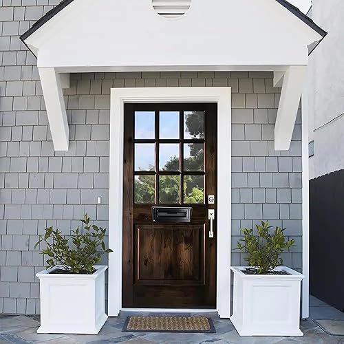 Miniatura 9 de Caja de acero galvanizado resistente a la lluvia, resistente a la intemperie, buzón de metal montado en la puerta para llaves, depósito, pago,