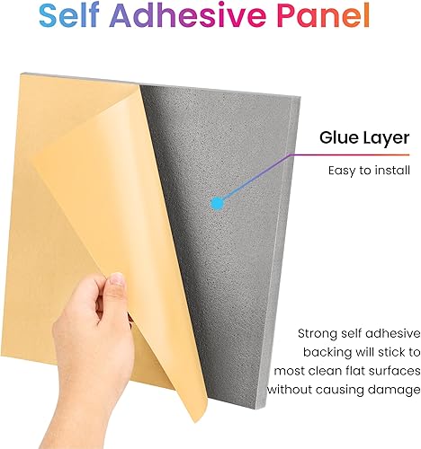 Miniatura 2 de Paneles de espuma acústica de 2 x 12 x 12 x 12 pulgadas, absorción acústica de sonido, aislamiento acústico para el hogar, la oficina o para