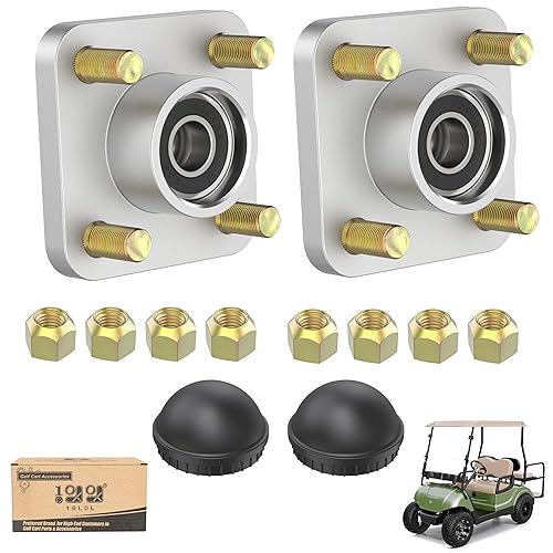 10L0L - Conjunto de cubo de rueda delantera para Yamaha G2 G8 G9 G14 G16 G19 G22 G29 Drive, con cojinete de cubo de aceite de retención, OEM #