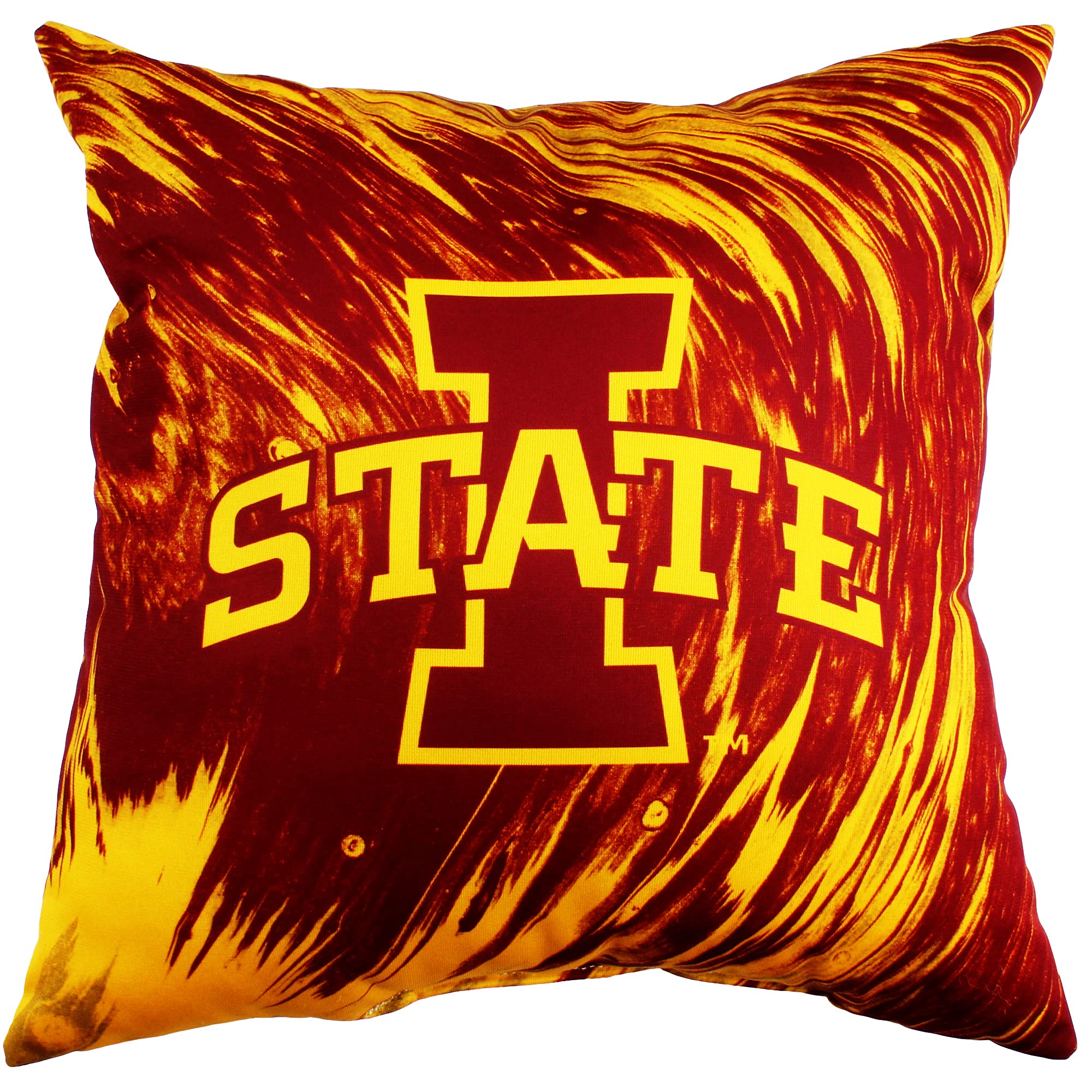 Iowa State Cyclones 2 Sided Color Swept Decorative Pillow, 16", Made in The USA