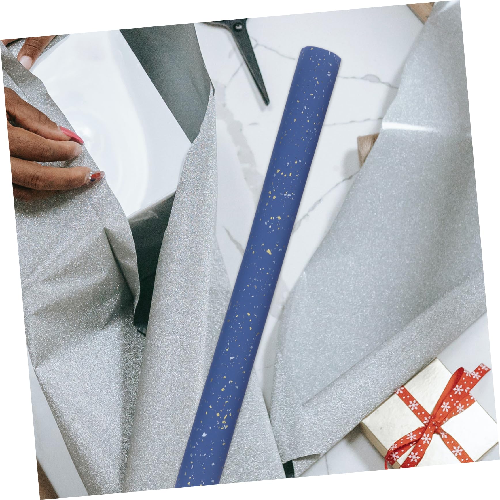 COLLBATH 12blätter Sternenhimmel Geschenkpapier Hochwertige Verpackung Für Geburtstags Und Festgeschenke Teiliges Blau Grün Schwarz Rot