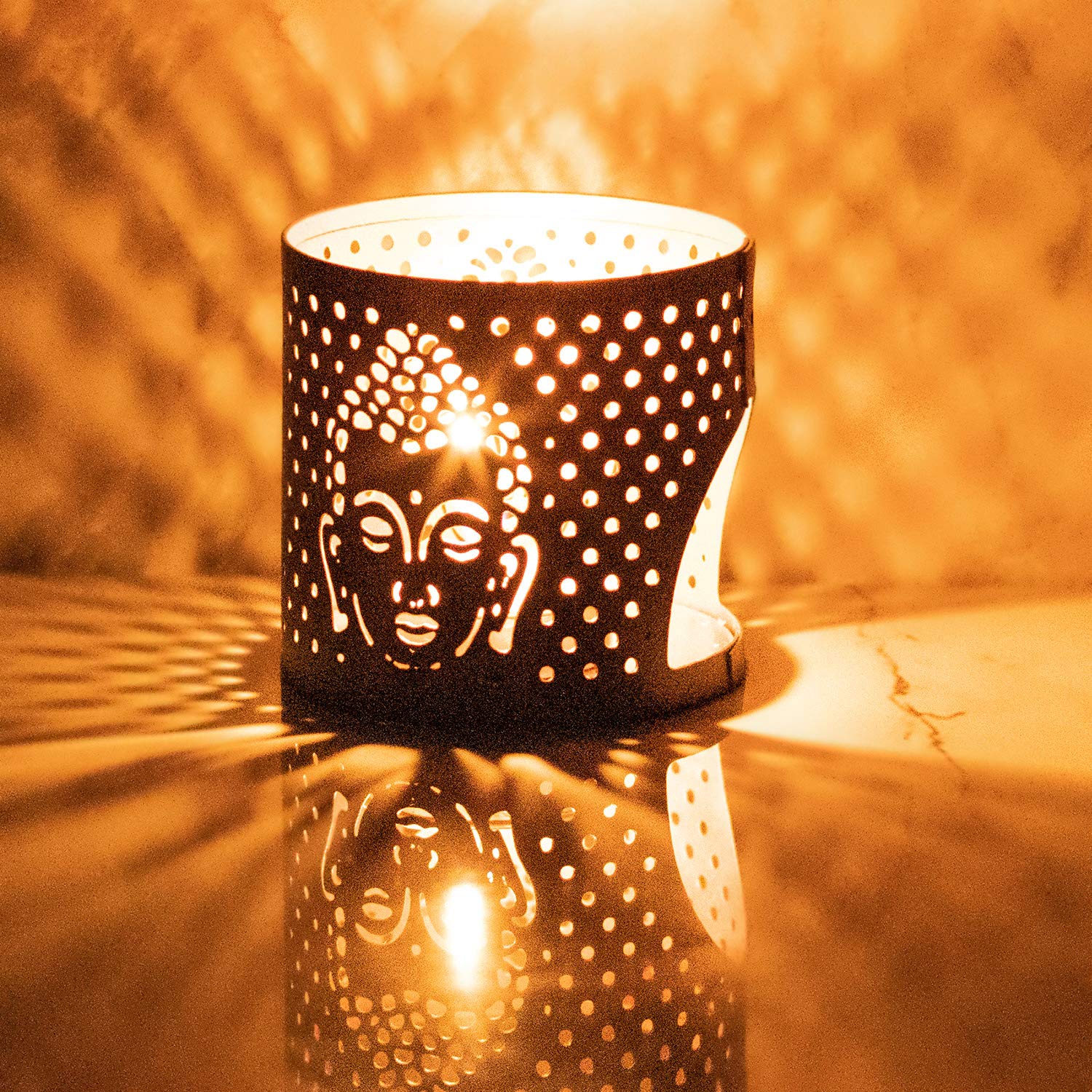 Kaameri Bazaar Metal Buddha Shadow Votive Candle Light Holder (B08M6B9N1F) Amazon Price History, Amazon Price Tracker