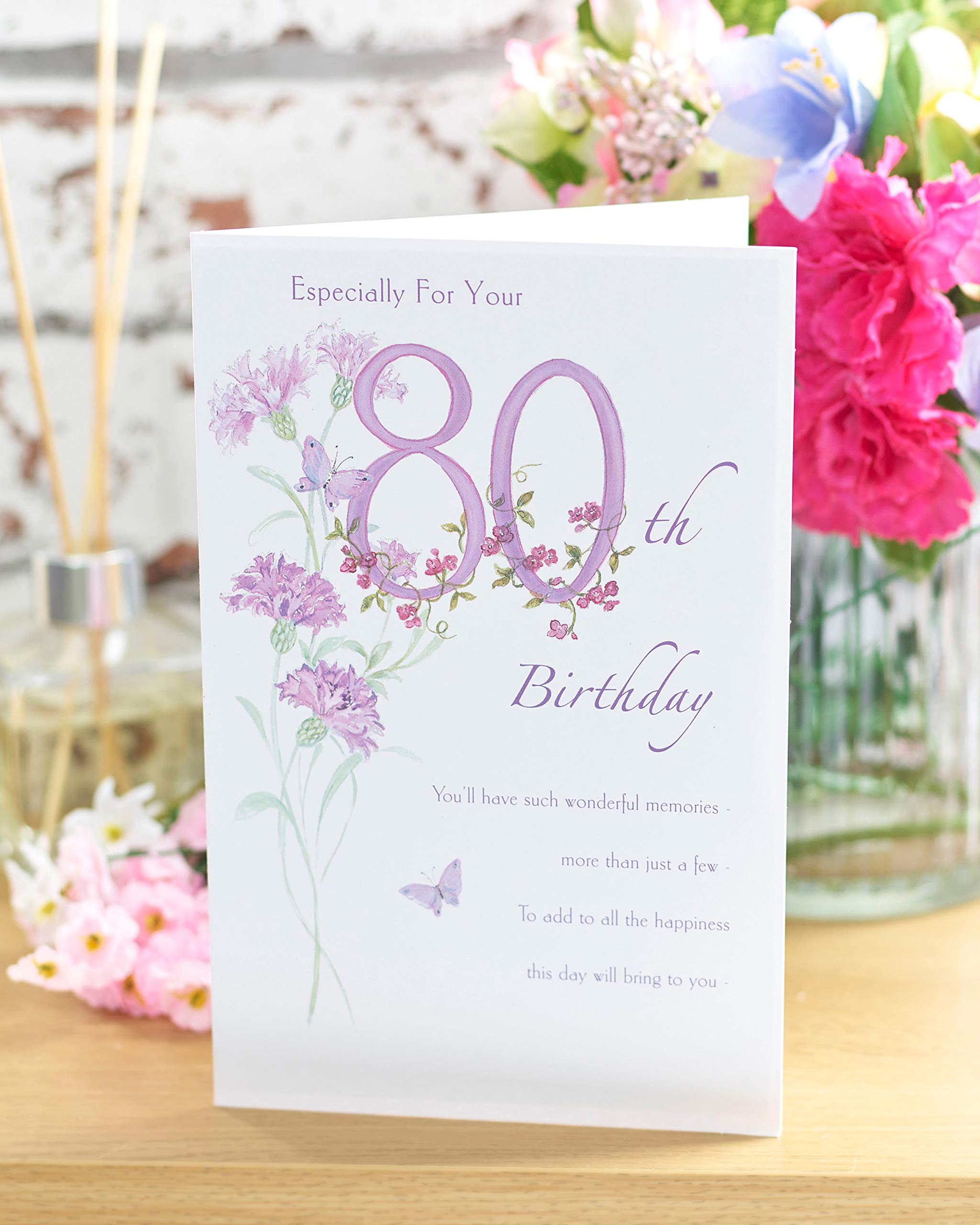 UK Greetings | 80th Birthday Card For HerFriend - Lebanon - View #9