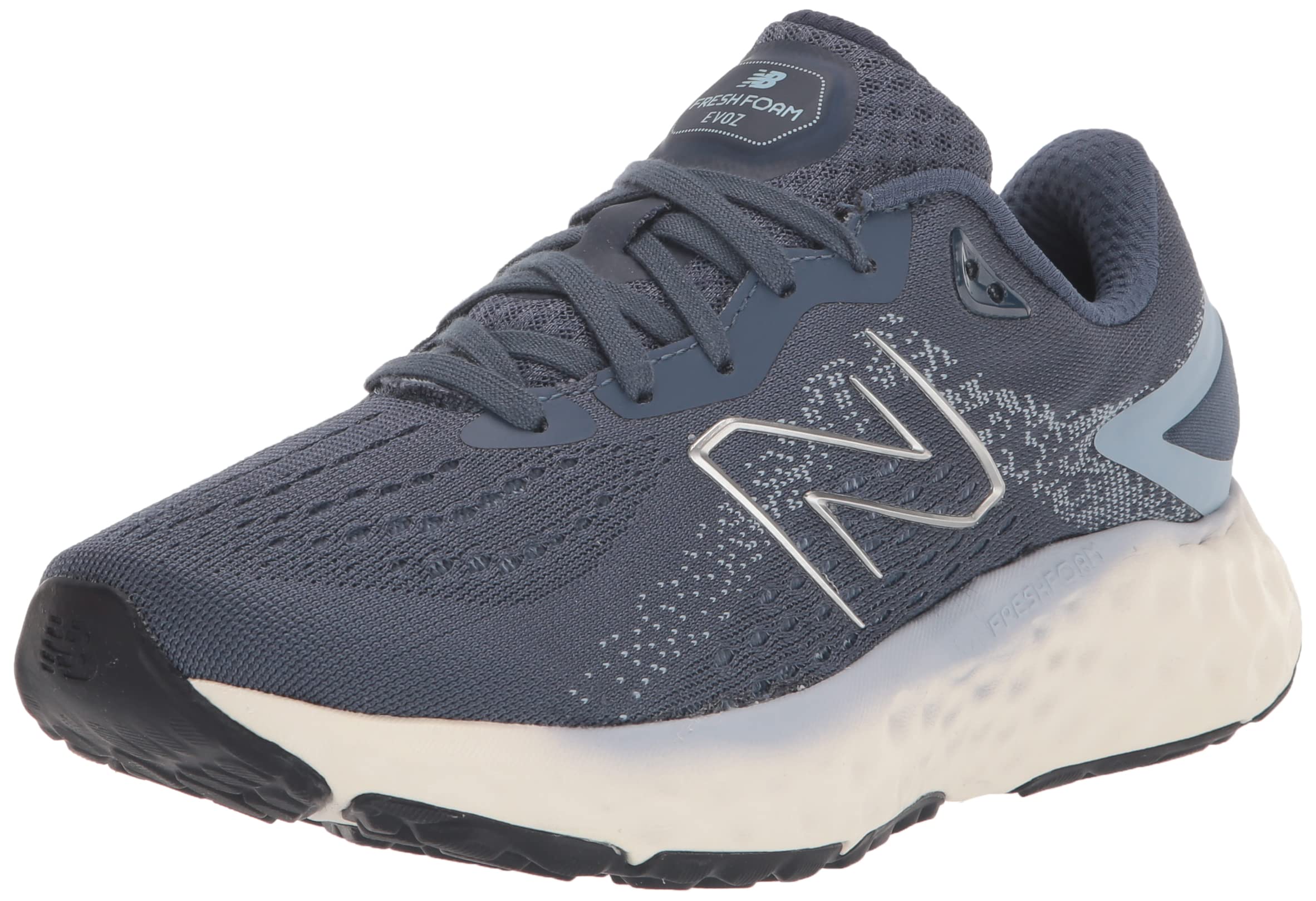 New Balance Women's Fresh Foam Evoz v2 Sneaker, Blue, 4.5 UK