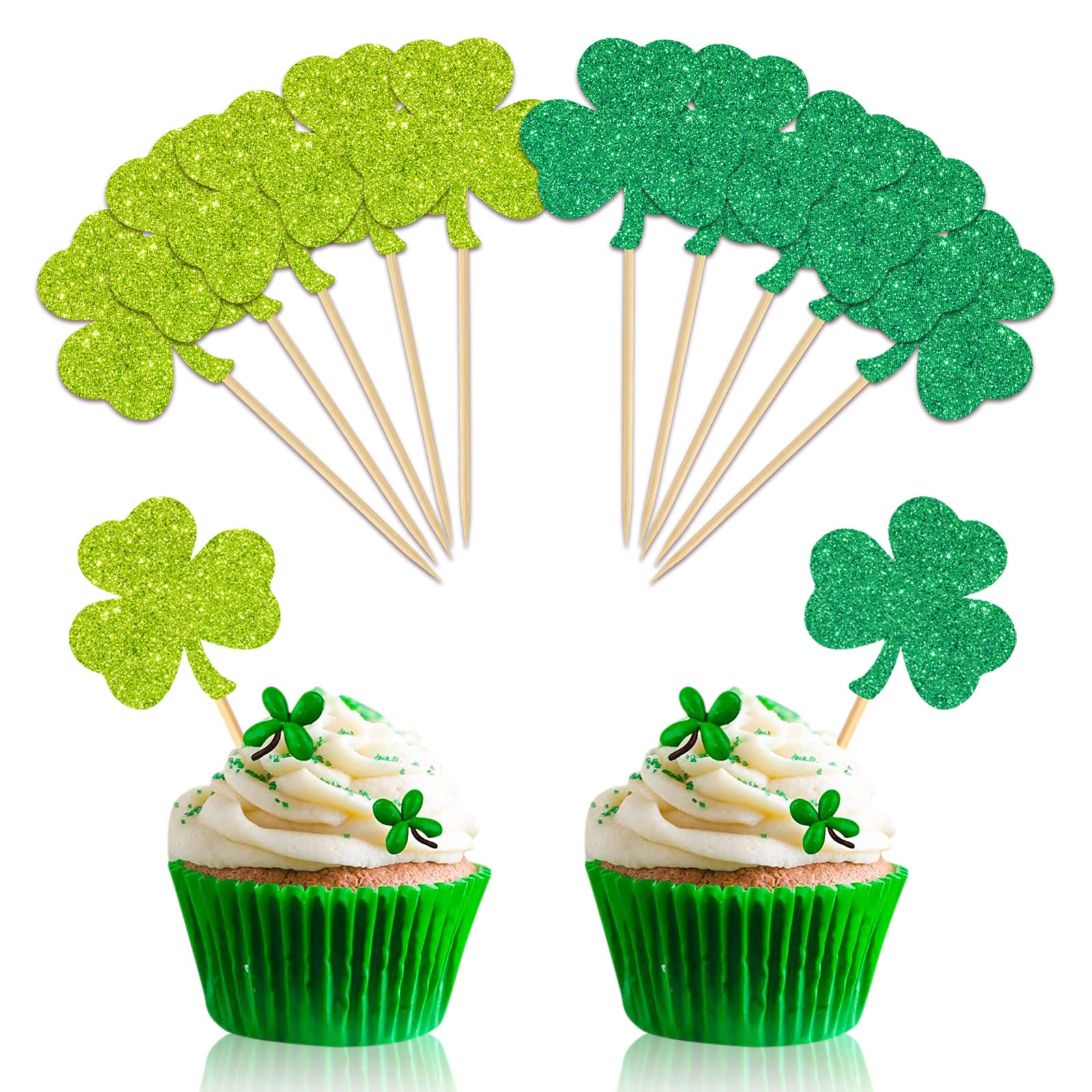 Pics à cupcakes Saint-Patrick Whaline pour décorer facilement vos desserts de fête - 8