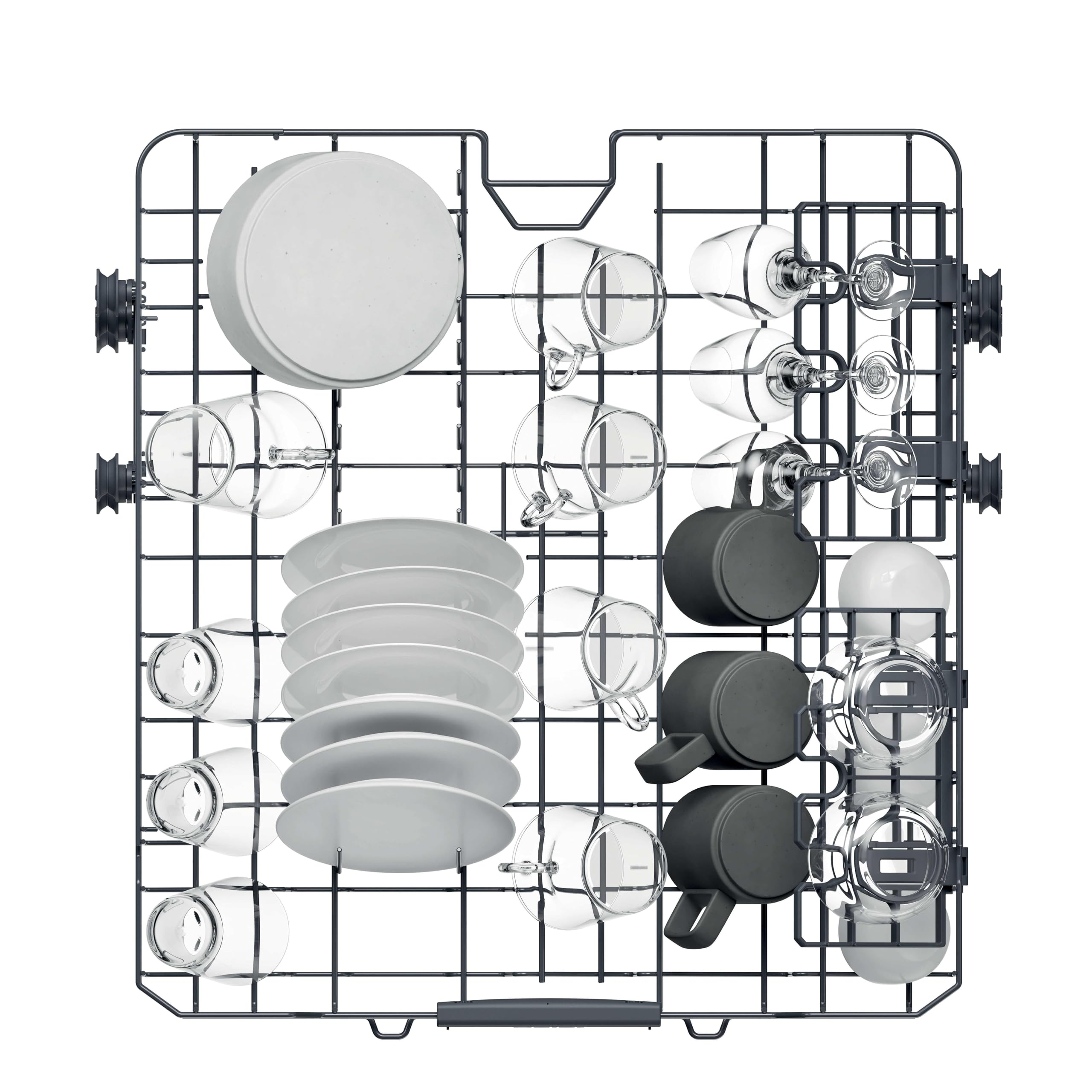 Haier Geschirrspüler teilintegriert 60 cm Washlens Plus Series 2 14 Maßgedecke 5 Programme automatische Türöffnung Besteckschublade leise XH 4C4F1S
