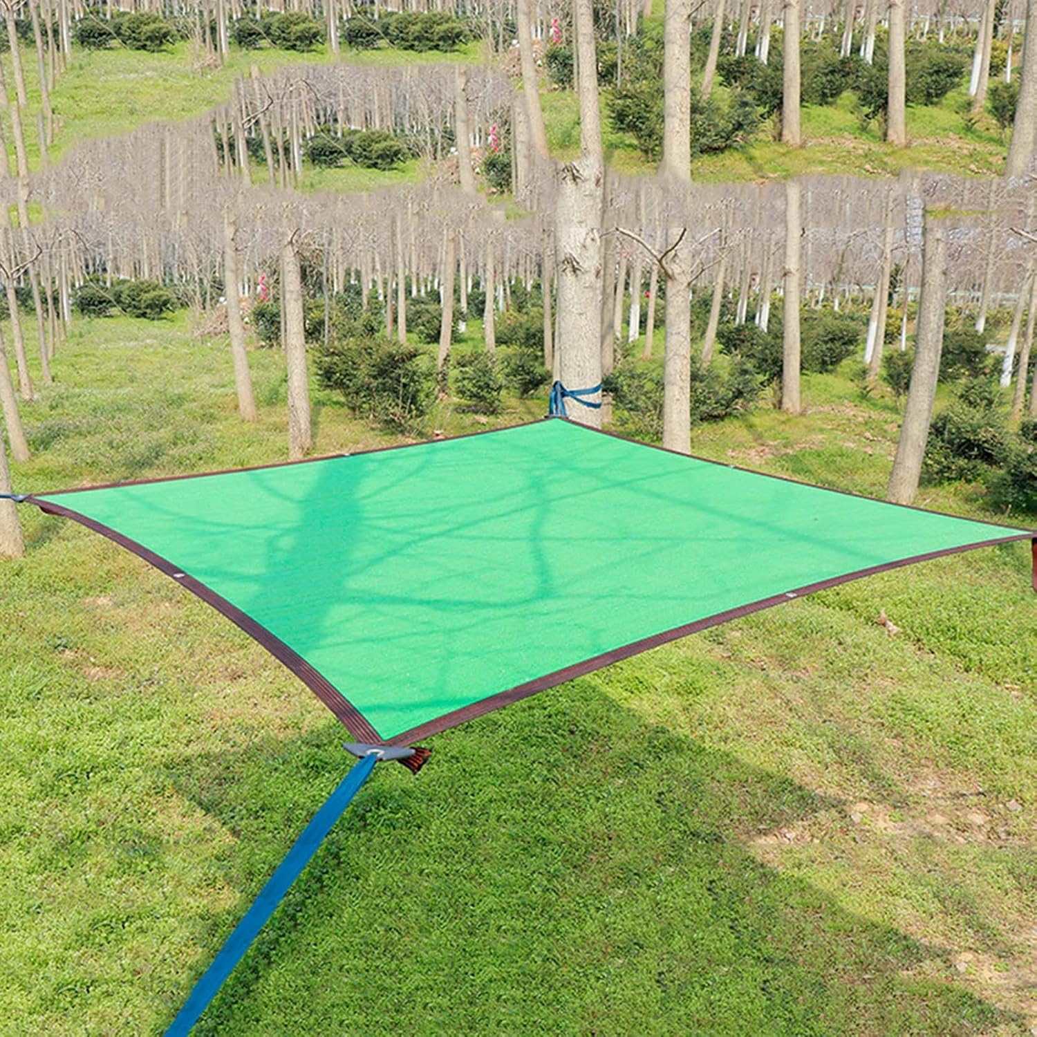 Shade Netting Green,Privacy Net with Grommets,Heat Insulation Shade Cloth,Anti-Aging Shade Tarpaulin,Tear Resistance,90% Shade Sail,Weatherproof,2.5x4m/8.2x13.1ft